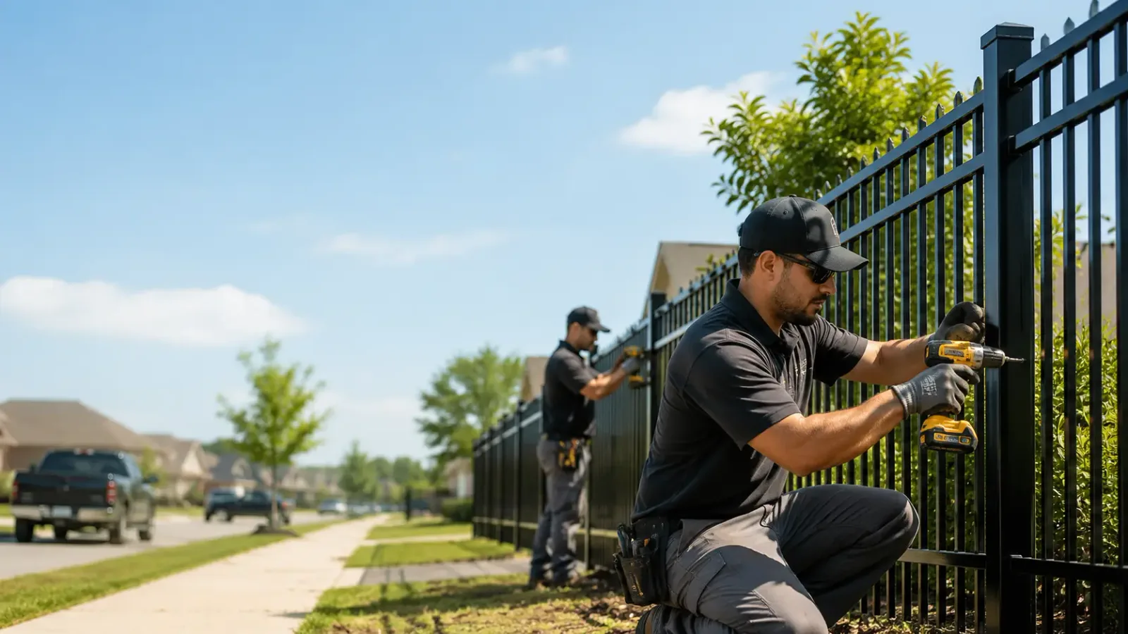 Metal Fence Installation in Bridgewater, ME